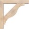 Ekena Millwork Funston Block Smooth Bracket w/ Offset Brace, Douglas Fir, 5 1/2"W x 30"D x 30"H BKT0604X30X30FST05SDF - alternate 2